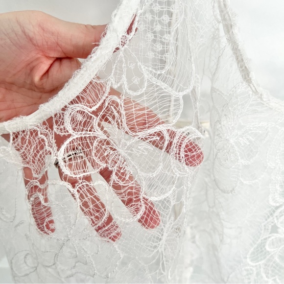 For Love and Lemons Mackenzie Butterfly Lace Slip Cut Out Dress Size Med… - Picture 9 of 14